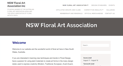 Desktop Screenshot of nswfloralartassociation.org.au
