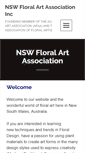 Mobile Screenshot of nswfloralartassociation.org.au